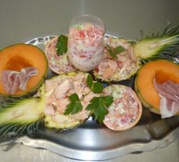 Jeff1  Ananas et pamplemousse cocktail